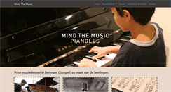 Desktop Screenshot of mindthemusic.be